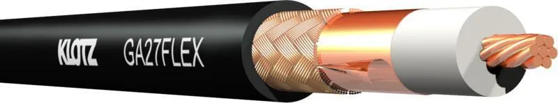 Klotz RG koaxiální kabel - 50 Ohm, velký PVC, Eca