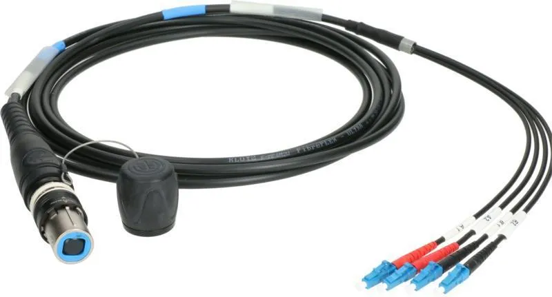 Klotz optický kabel opticalCON QUAD - 4x LC/UPC, single-mode OS2, 5m