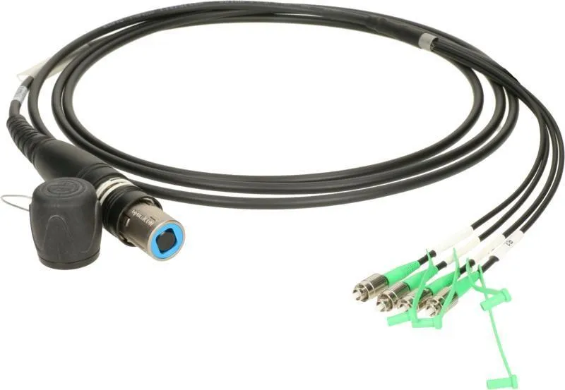 Klotz optický kabel opticalCON QUAD na 4x FC/APC - jednovidový OS2 - 3m