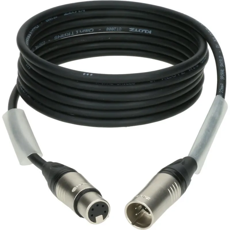 Klotz DMX kabel, ultra flexibilní, XLR 5p, 3 pin, 2m