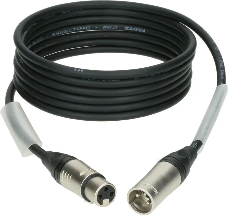 Klotz IM kabel ultra flexibilní AES a DMX, XLR 3p, nikel, 10m