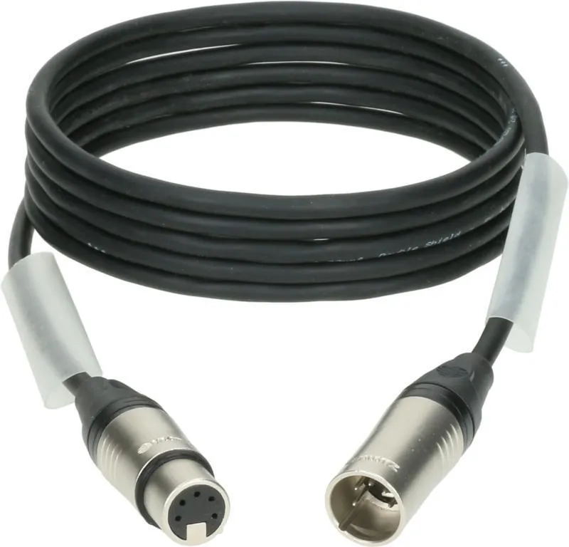 Klotz DMX kabel dvojité stínění, XLR 5p, nikel, 20m