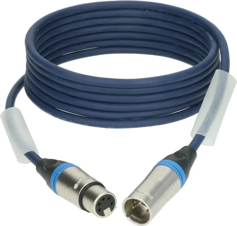 Klotz DMX kabel 10m, dvojité stínění, XLR 5p nikel