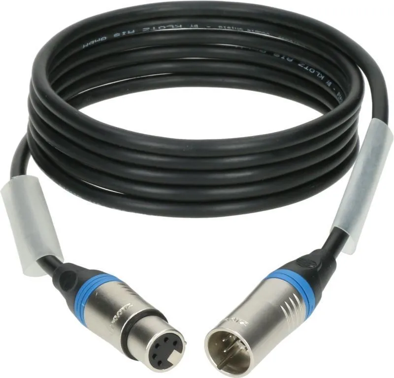 Klotz DMX kabel nízká ztráta, XLR 5p, nikel, 25m
