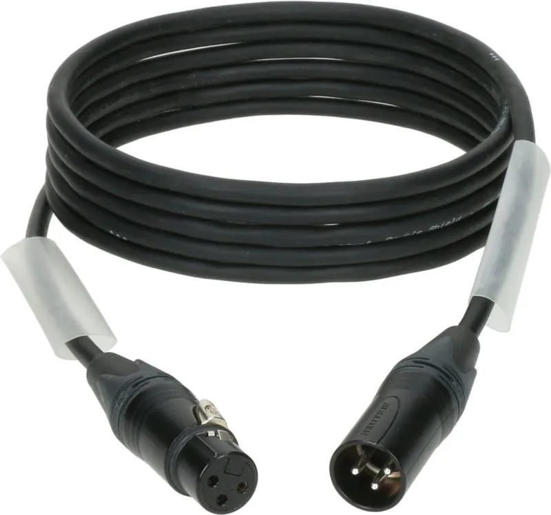 Klotz kabel AES a DMX, dvojité stínění, XLR 3p, 2m