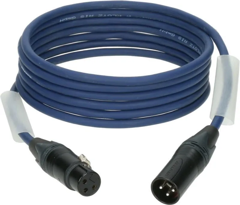 Klotz kabel AES a DMX, dvojité stínění, XLR 3p, Neutrik, 1m
