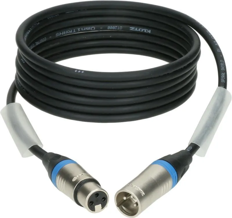 Klotz AES/DMX kabel, ultra flexibilní, XLR 3p, 1m