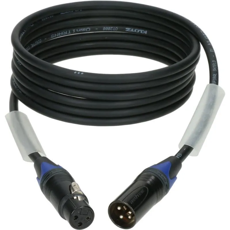 Klotz kabel ultra flexibilní AES a DMX, XLR 3p, Neutrik, 10m
