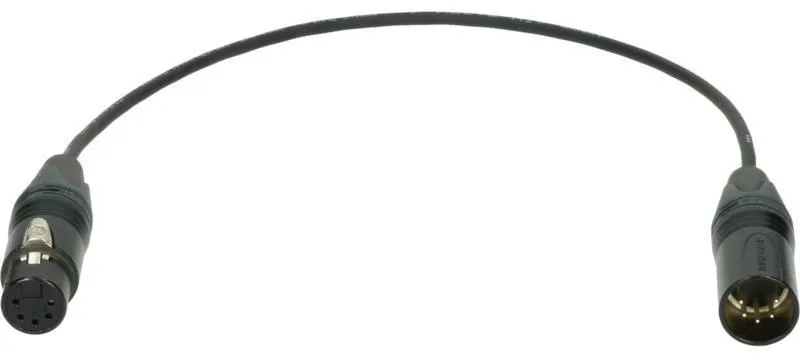 Klotz kabel DMX, XLR 5p, Neutrik, 0,6m