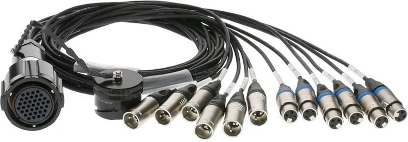 Klotz OT1000 - RMP 37p - 6x XLR 3p samice / 6x XLR 3p samec, digitální fanout, PVC, 1,2m