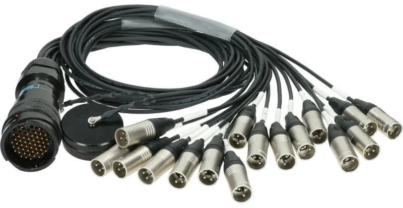Klotz RMP-16 XLR kabel - 16x XLR, digitální fanout, PVC, 1,2m