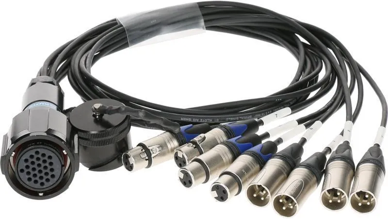 Klotz OT1000 - RMP 25p matka - 4x XLR 3p matka / 4x XLR 3p samec - 1,2m