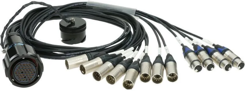 Klotz RMP-12 XLR kabel - 12 kanál, DMX fanout, PVC, 1,2m
