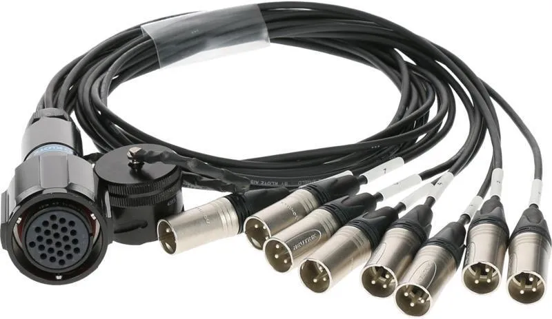 Klotz OT1000 RMP 25p matka 8x XLR 3p samec 8-kanálový digitální fanout PVC 1,2m