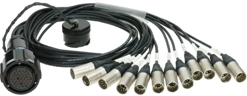 Klotz RMP-12 kabel 12x XLR 5p, DMX fanout, PVC, 1,2m