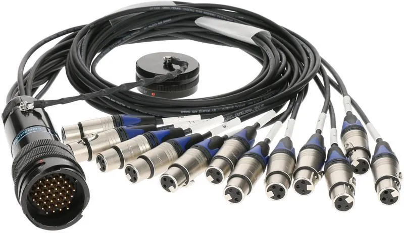 Klotz RMP-12 XLR kabel - 12x XLR 3p, digitální fanout, PVC, 1,2m