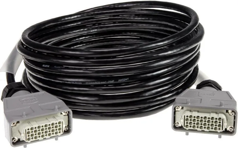 Klotz PolyLIVE RMP-RMP kabel - 20 kanál, analogový, PVC, 10m