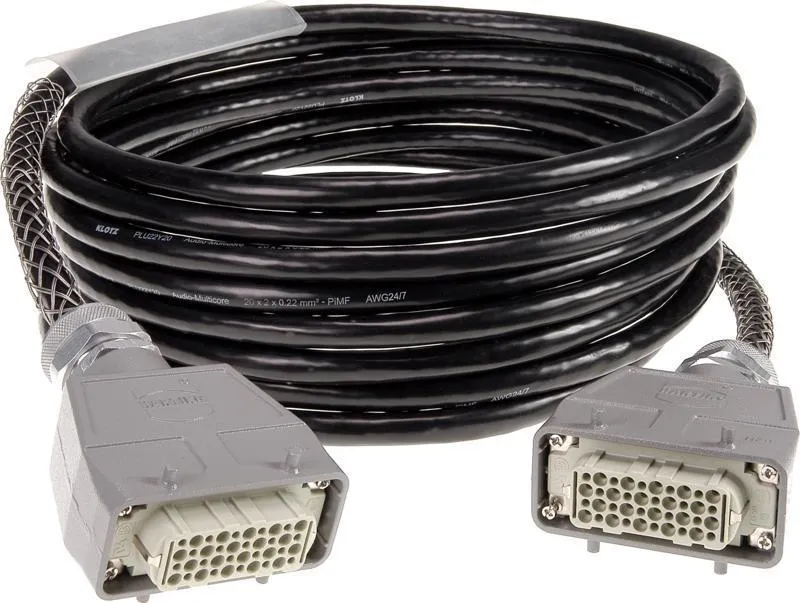 Klotz PolyLIVE RMP-RMP kabel - 20m, 20 kanál, analogový, PVC