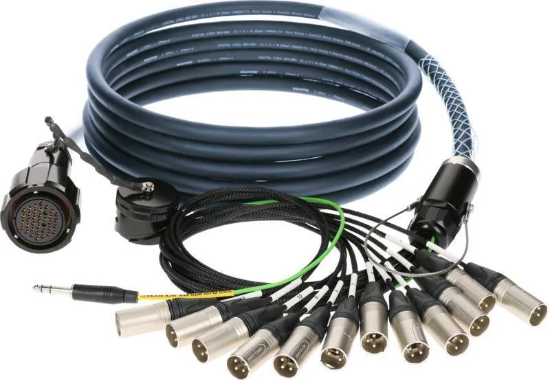 Klotz RMP-12 XLR kabel - 12x XLR, digitální fanout, PUR, 6m