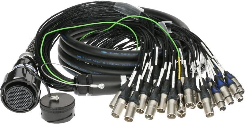 Klotz RMP-32 XLR kabel - 24x XLR samec, 8x XLR samice, 20m