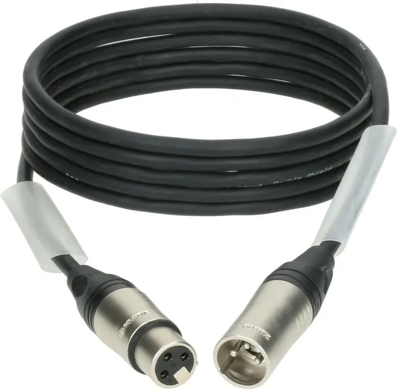 Klotz kabel AES a DMX, dvojité stínění, XLR 3p, 3m