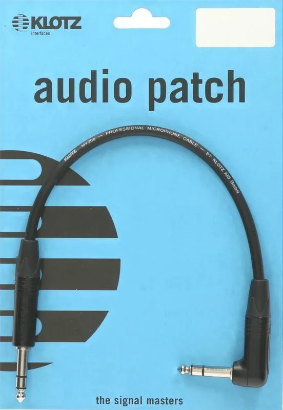 Klotz kabel Jack-Jack, symetrické kovové konektory Neutrik, 0,6m