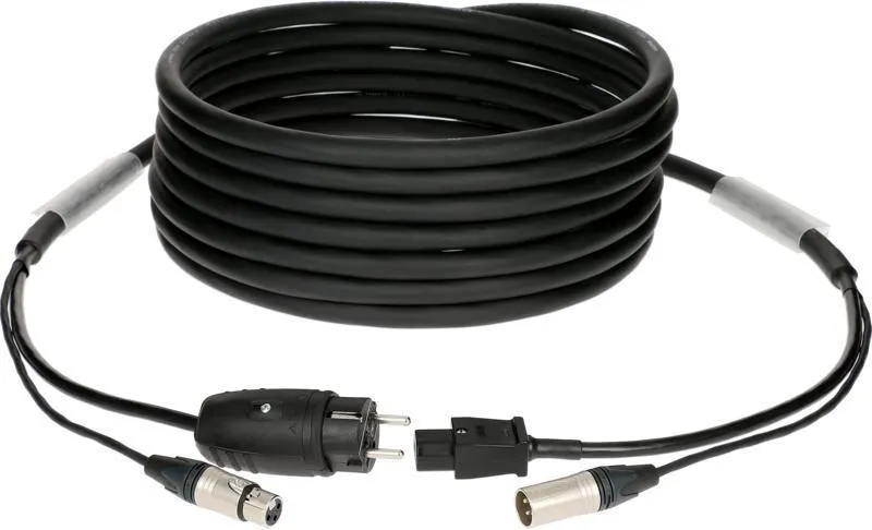 Klotz hybridní kabel 3G1.5 XLR 3p + Schuko => IEC - 5m
