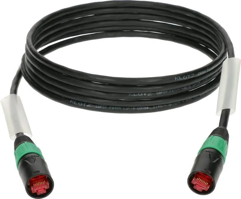 Klotz kabel CAT5e, PVC, flexibilní, etherCON - 5m