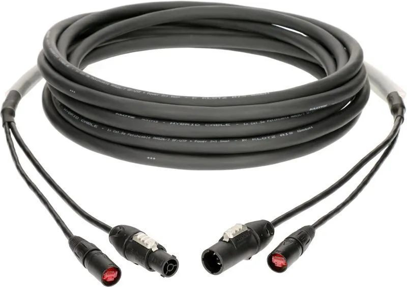 Klotz hybridní kabel CAT5e a napájení 1 x etherCON + powerCON TRUE1 - 40m
