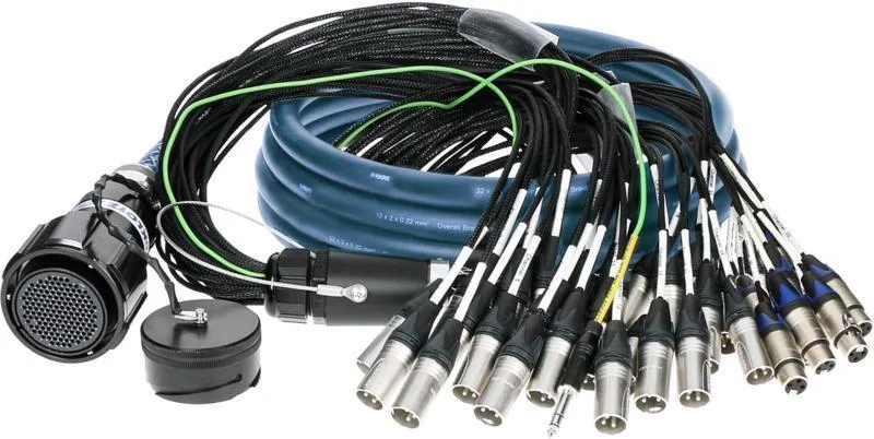 Klotz PolySTAR RMP 150p - 24x XLR, 8x XLR, 32 kanál, analogový fanout, PUR, 20m