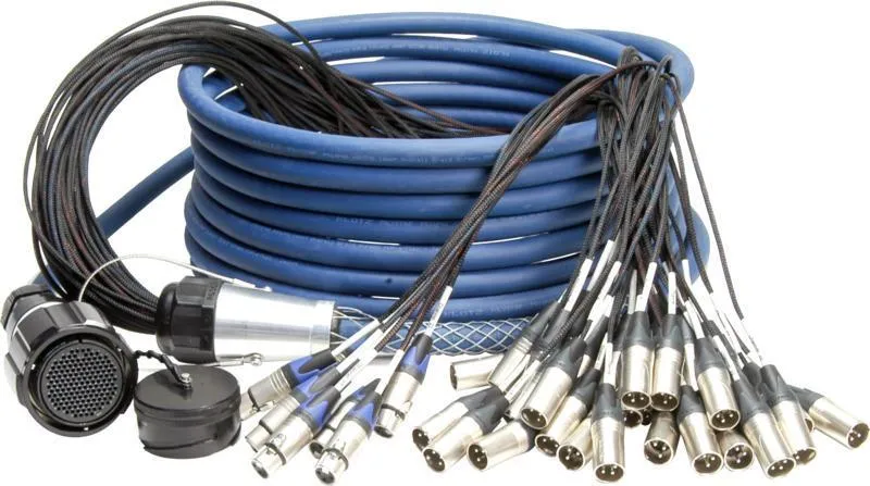 Klotz RMP-40 XLR kabel - 32x XLR samec, 8x XLR samice, 10m, analogový fanout
