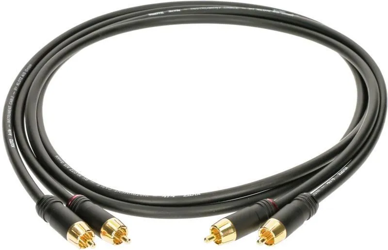 Klotz RCA kabel s pozlacenými konektory - 0,9m