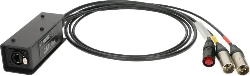 Klotz CATLink MINI 3-cs. multicore kabel etherCON, 2 x XLR 3p, 1,5m