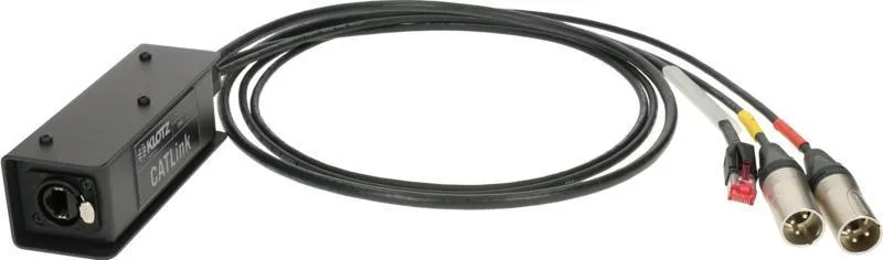 Klotz kabel CATLink MINI, 3-cs. skupinový kabel, etherCON, 2 x XLR 3p, RJ45, 1,5m