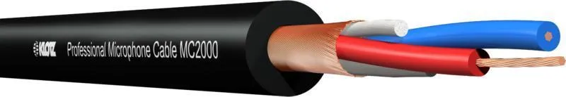 Klotz mikrofonní kabel 2 x 0,22 mm², extra silný plášť, PVC, 500m