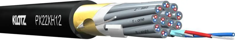 Klotz PolyFIX XLPE instalační kabel 2 x 2 x 0,22 mm² - FRNC - 20m