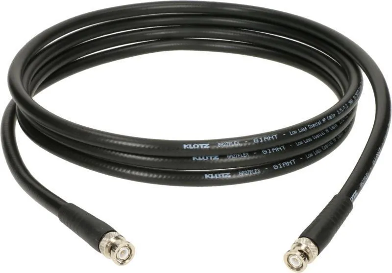 Klotz Koax kabel 50 ohm, Damar & Hagen BNC konektory, 4m