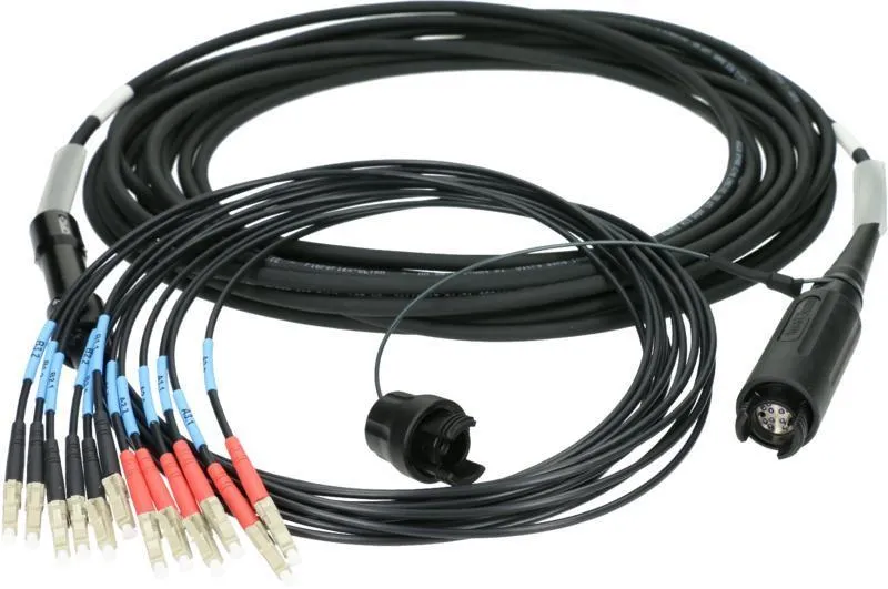 Klotz SmartBeam DODEKA 12 - 12x LC/UPC breakout kabel FiberLink - multimode OM4 - 3m
