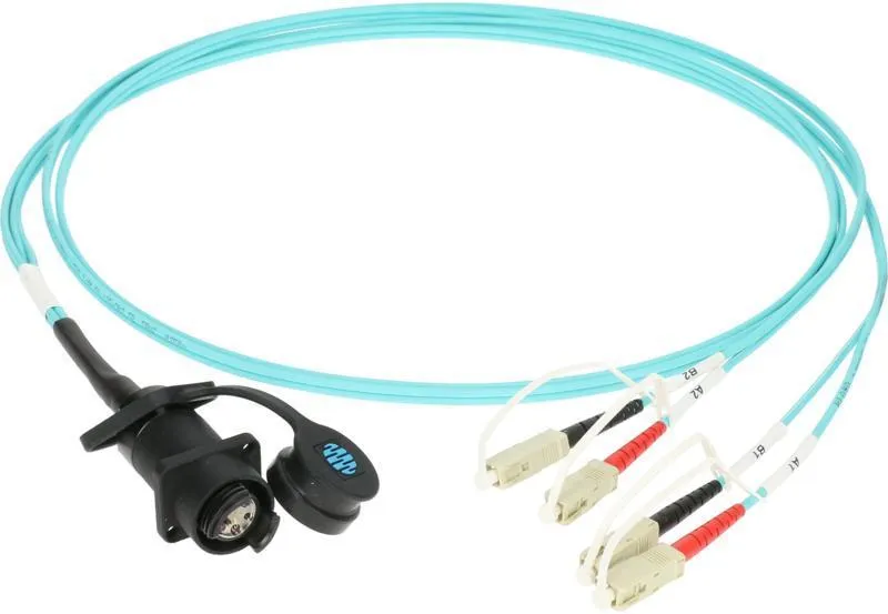 Klotz SmartBeam SC optický kabel multimódový, 4x SC/UPC, 2m