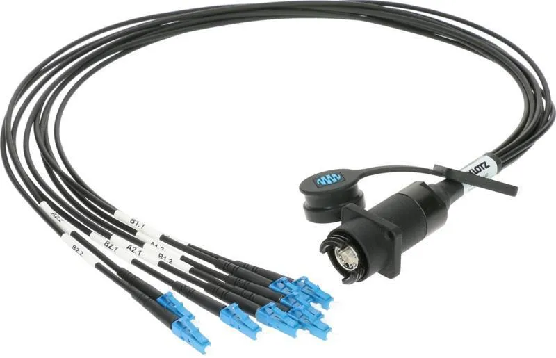 Klotz optický kabel SmartBeam-LC, 8x LC/UPC, single-mode, 2m