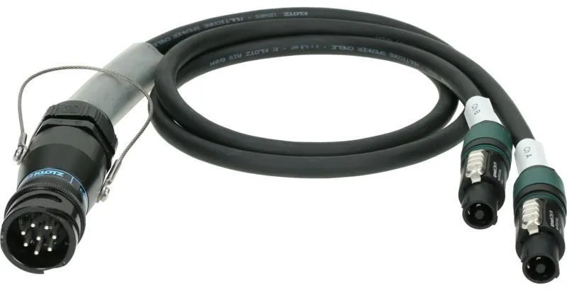 Klotz kabel - adaptér PA-COM® 8p, 2 x speakON 4p