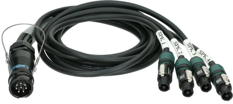 Klotz kabel pro L-Acoustics DOSUB, 4 x speakON 4p, 3m