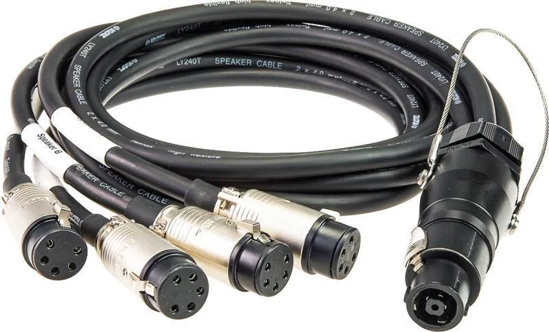 Klotz IM kabel speakON 8p samice - 4 x EP 5p samice