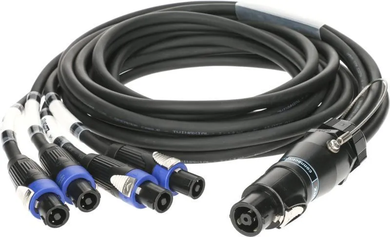 Klotz IM kabel speakON 8p matka - 4 x speakON 4p matka - 3m