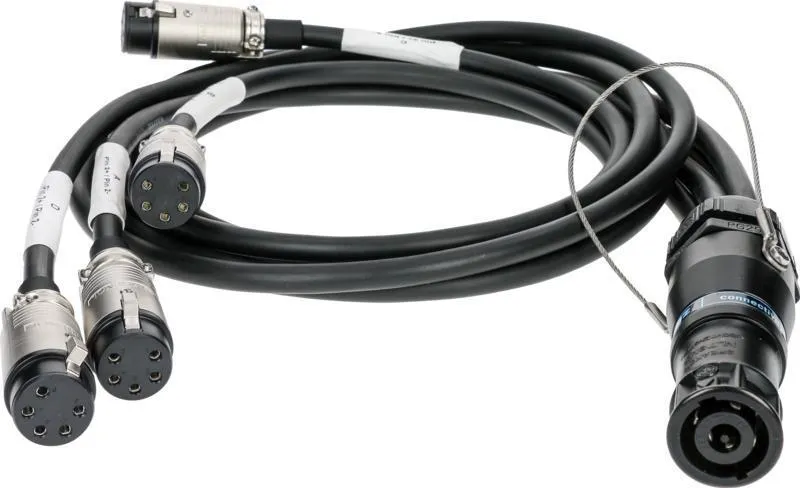 Klotz adaptér kabel speakON 8p na 4 x EP 5p pro reproduktory