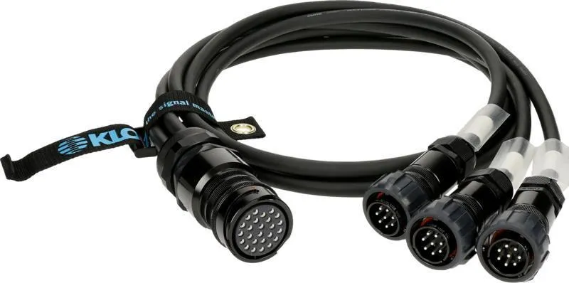 Klotz kabel PA-COM® 25p matka - 3 x PA-COM® 8p otec - 2m