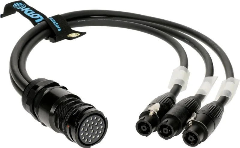 Klotz SPUTNIK adaptér kabel - 25p, 3 x speakON 8p, 1m
