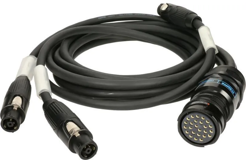 Klotz SPUTNIK reproduktorový adaptér PA-COM® 25p, 3 x speakON 8p