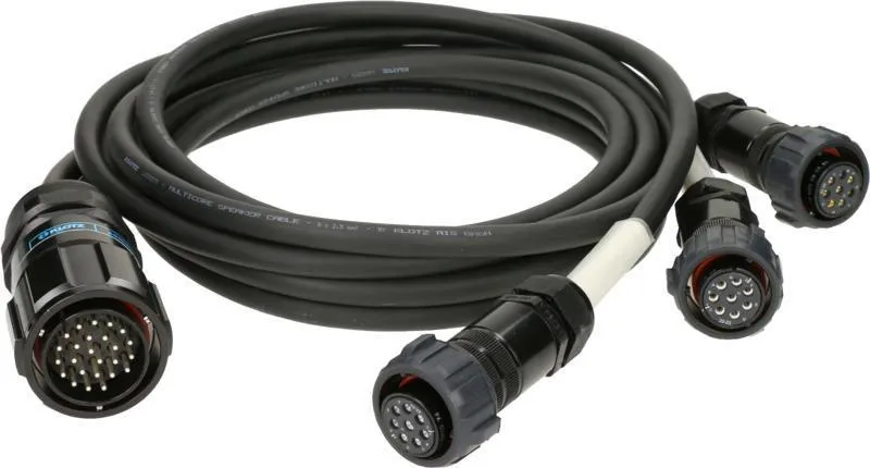 Klotz kabel pro reproduktory - 25p samec, 3 x 8p samice