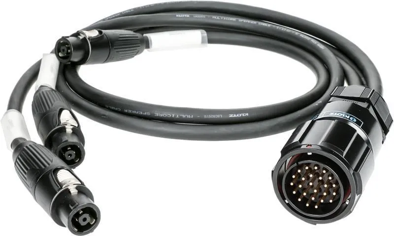 Klotz kabel - adaptér pro reproduktory PA-COM® 25p, 3 x speakON 8p